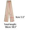 INSPIRE CHIC Women's Lovely Polka Dot Pattern Hair Band Neck Wraps 38.5x3.5 inches(LxW) - 3 of 4