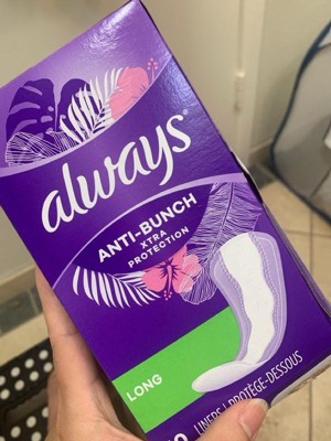 Always Dailies Thin Unscented Panty Liners - Regular - 72ct : Target