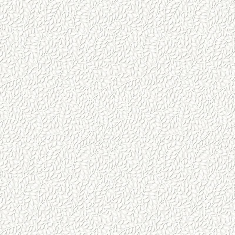 Laura Ashley Little Vines Paintable White Wallpaper, 1 of 6
