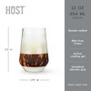 HOST Freeze XL Cooling Cup, Double Walled Insulated Freezable Drink Chilling Tumbler with Freezing Gel, 12 Ounces - Set of 1, Tortoise - 3 of 4