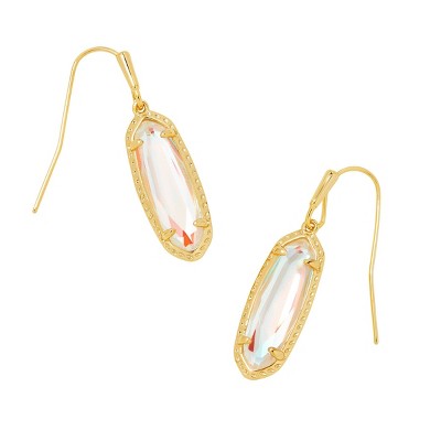 Kendra Scott Eva Dichroic Glass 14k Gold Over Brass Drop Earrings ...