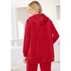 Woman Within Velour Hoodie Sweatshirt - 3 of 4