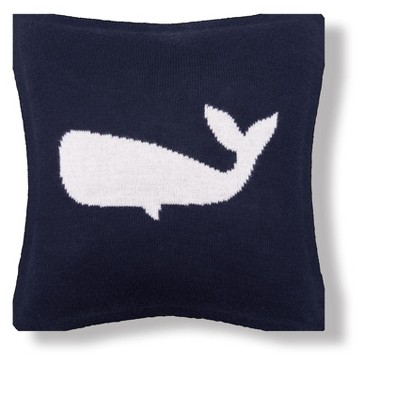 C&F Home 10" x 10" Whale Knitted Small/Petite Accent Pillow