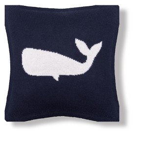 C&F Home 10" x 10" Whale Knitted Small/Petite Accent Pillow - 1 of 4