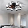 MAYEERTY 21.7 inch Ceiling Fan Light - Windmill-shaped Flush Mount Ceiling Fan - 4 of 4