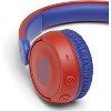 Refurbished: JBL Jr310BT Kids Wireless On-Ear Headphones Bluetooth Headphones with Microphone (Red) Small - Manufacturer Refurbished - 3 of 3
