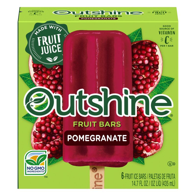 Outshine Pomegranate Frozen Fruit Bars - 6ct/14.7oz, 1 of 9