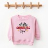 The Juniper Shop Eat Sleep Gymnastics Repeat Toddler Sweatshirt - 2 of 4