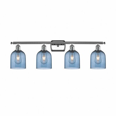 Bella - 4 Light Bath Vanity In Industrial Style-10.5 Inches Tall and 35.5 Inches Wide