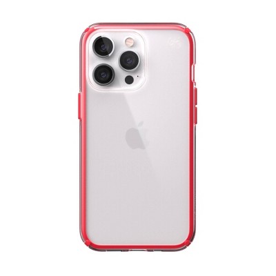 Speck Apple iPhone 13 Pro Presidio Perfect Clear Case - Red Geometry
