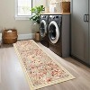 Acekool Modern Floral Area Rug Washable Non-Slip Foldable Soft Faux Wool for Living Room Bedroom Kitchen - 4 of 4