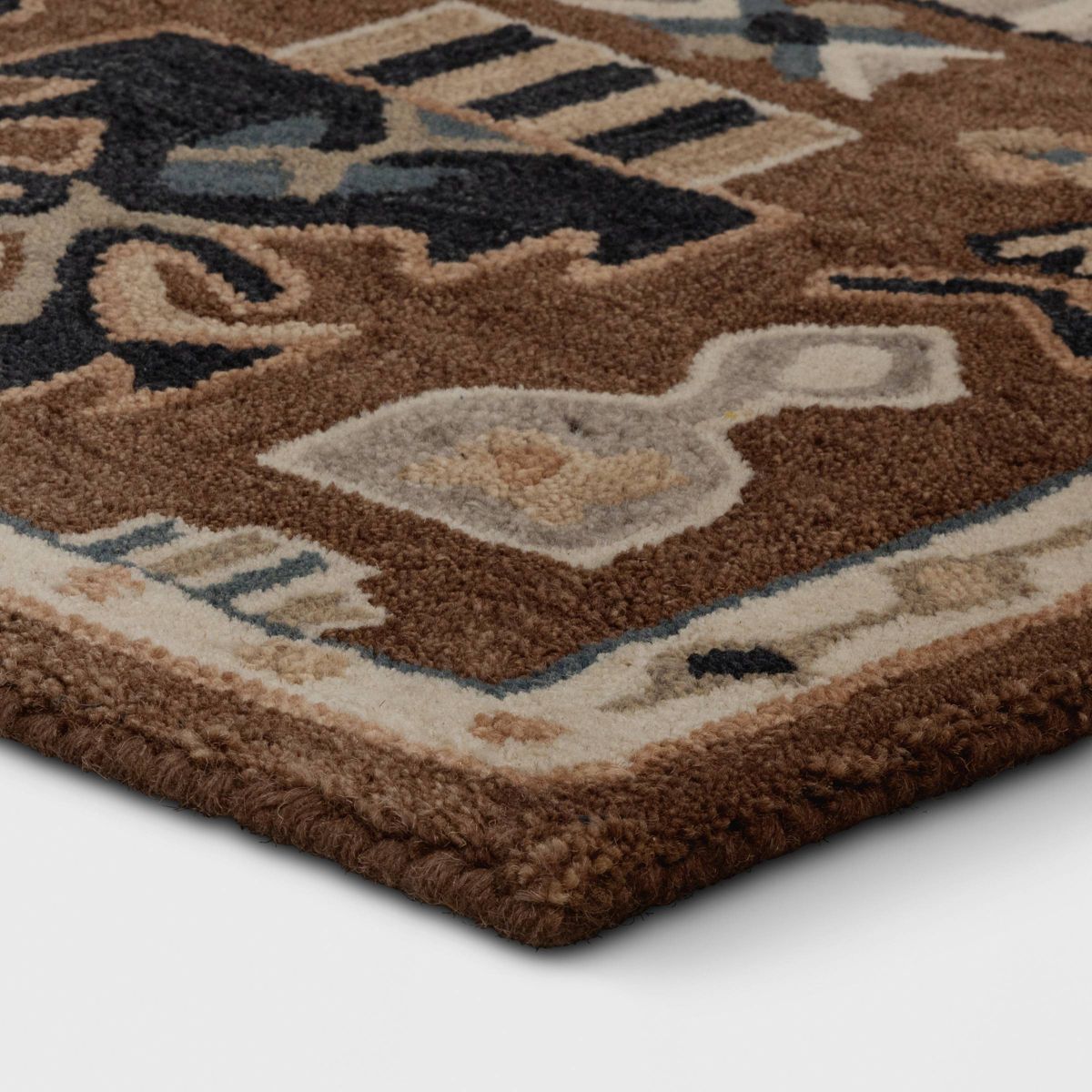 Wool Tufted Rug Brown - Threshold™ - thumbnail 3