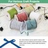 Unique Bargains Metallic Velvet Flexible Ribbon for Crafts 3/8 Inch x 50 Yards 1 Pc - 4 of 4