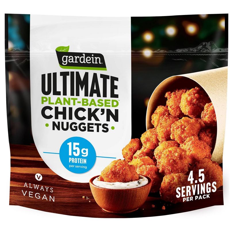Gardein Ultimate Frozen Plant-Based Chick&#39;n Nuggets -14.7oz, 1 of 6