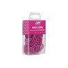 JAM Paper Colored Circular Paper Clips Round Paperclips Hot Pink Fuchsia 2187136B - 2 of 4