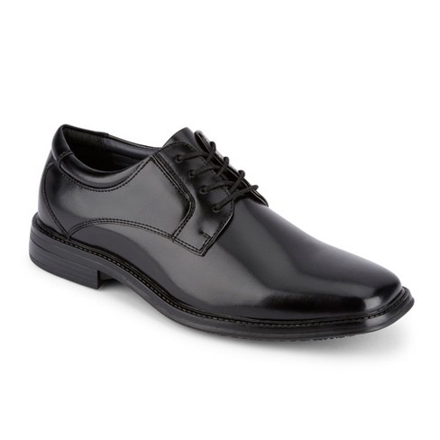 Dockers Mens Irving Slip Resistant Work Dress Oxford Shoe, Black, Size 14