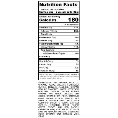 Scott's Confetti Plant-Based Protein Balls - 1.4oz