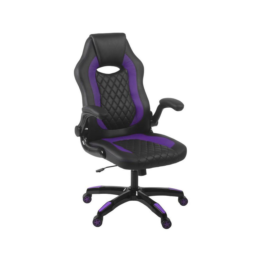 Photos - Computer Chair Archeus Ergonomic Gaming Chair Black/Purple - AON