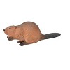 Collectible Wildlife Gifts | Beaver, Castor, Museum Quality, Realistic Plastic Animal, Hand Painted Figure,  Model,   Toy,  Gift,  3 1/4"  M048 B639 - 4 of 4