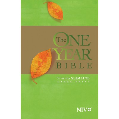 One Year Bible-niv-premium Slimline Large Print - (paperback) : Target