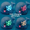 Joyfy Baby Bath Toy Whale Sprinkler, Light Up Bathtub Water Toys – Water Spraying, Vibrant Colorful Lights, Gift for Babies & Toddlers 6 Months+ - 4 of 4