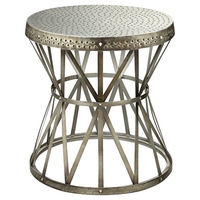 target metal end table