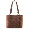 Tote Bag for Women Multi Pockets shoulder bag western purse Medium leather like Handbags with Woven Top-Handle WG78-G8317CF - 3 of 4
