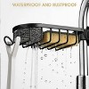 LunaLulinlk Kitchen Sink Sink Sponge Holder Adjustable Detachable Faucet Rack, Stainless Steel Faucet Rack for Soap, Shampoo, Shower Caddy Shelf - 3 of 4