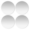 Americanflat Adhesive Mirror Tiles - Circular Domino Dot Design - Peel and  Stick Mirrors for Wall. Frameless Round Mirrors for Bedroom and Living Room