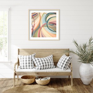 Amanti Art Overlapping Rings III by Lee C Framed Wall Art Print - 1 of 4
