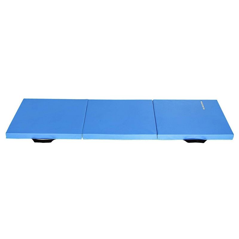 BalanceFrom All Purpose 2'x6'x1.5" Extra Thick High Density Anti Tear Gymnastics Gym Folding Exercise Aerobics Mats, 3 of 7