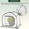 Mini Transparent Pop Up Greenhouse for Indoor and Outdoor Backyard Gardens - Portable Large Space and Durable - 4 of 4