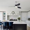 52'' 6 Speeds Adjustable ABS Blades Ceiling Fan with Lights and Remote - 3 of 4