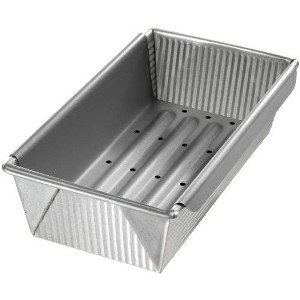 USA Pan Bakeware Aluminized Steel Meat Loaf Pan with Insert - 1 of 4