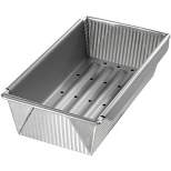 USA Pan Bakeware Aluminized Steel Meat Loaf Pan with Insert