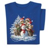 Collections Etc Festive Kitten Snowmen Short Sleeve Graphic Tee - 4 of 4