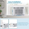 10,000 BTU Window Air Conditioner, Turbo Cooling, WiFi Smart Control, 3-in-1 AC with Dehumidifier & Fan, ECO & Sleep Mode, Quiet Operation - 2 of 4