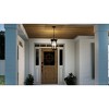 Urban Ambiance Luxury Cosmopolitan Outdoor Pendant Light,  23.875"H x 9"W,  Midnight Black Finish, UHP1261 - 2 of 4