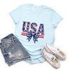 Simply Sage Market America Cherries Stripe Short Sleeve Tee - 3 of 4