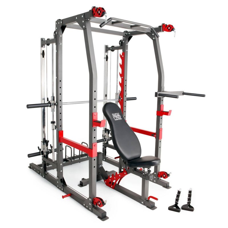 Marcy Pro Smith Cage Home Gym Training Machine System, 1 of 25