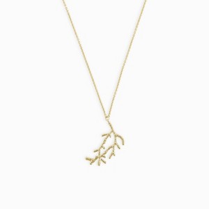 sanctuaire Branch Statement Necklace Gold - 1 of 3