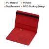 Unique Bargains PU Leather RFID Blocking Credit Card Passport Wallet 5.9" x 4.3" - 4 of 4