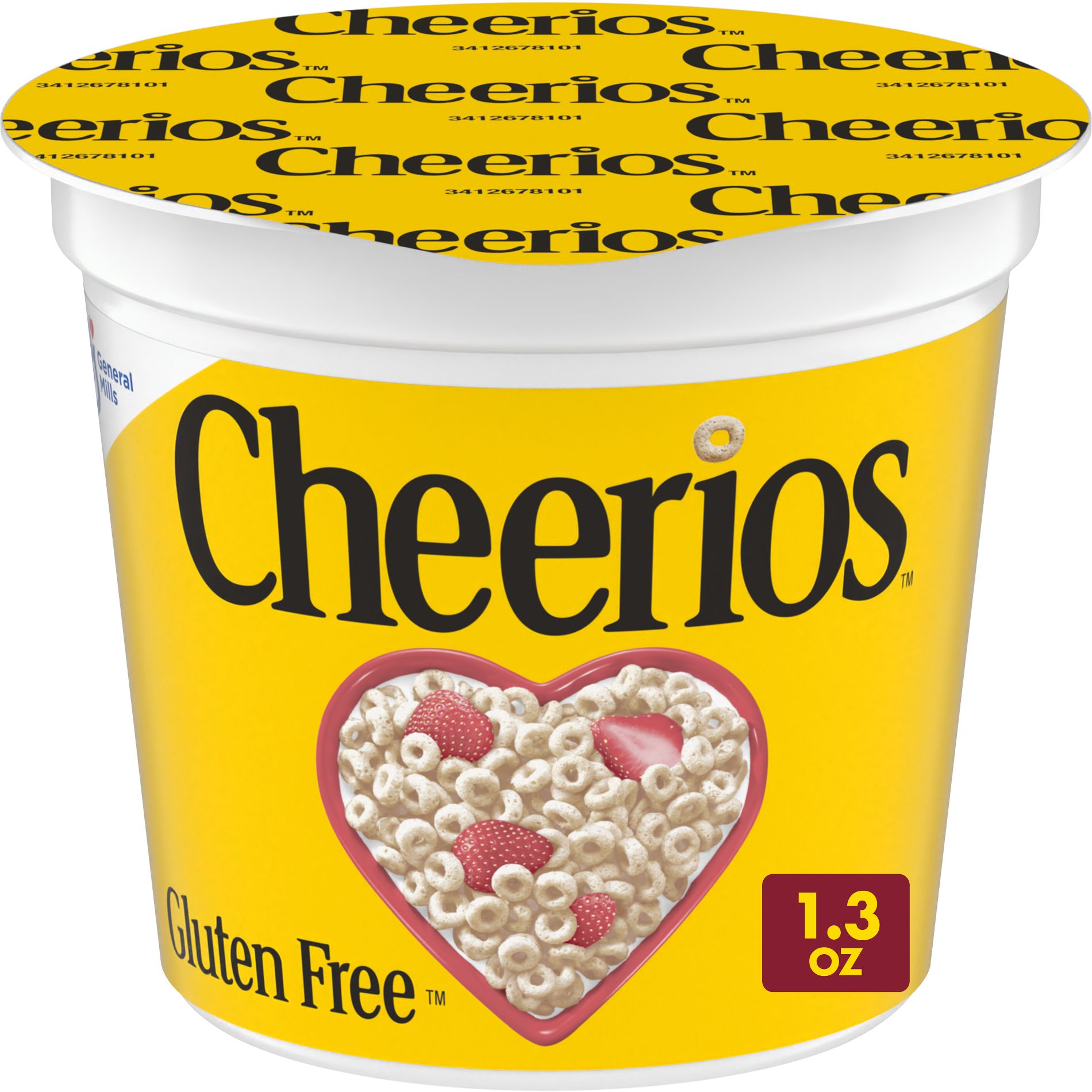 Cheerios Gluten Free Yellow Box Breakfast Cereal Cup - 1.3oz