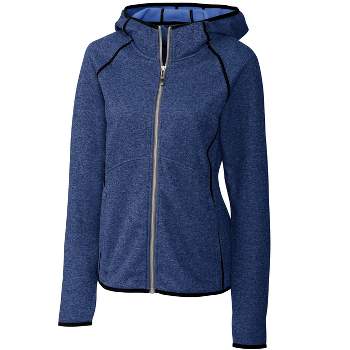 Cutter & Buck Mainsail Sweater-Knit Hoodie Womens Full Zip Jacket
