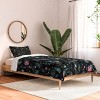 Deny Designs 3pc Twin/Twin XL Ninola Design Mystical Galaxy Comforter and Sham Set Black - 2 of 4