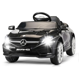 TOBBI 6 Volt Kids Electric Battery Powered Ride On Toy Mercedes Benz Car for Kids Ages 3-8 Years with LED Lights, USB Audio, Remote, and Horn, Red - 1 of 4