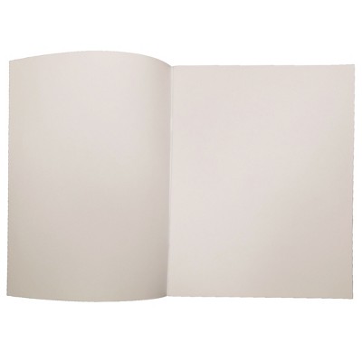 Paper Junkie Hardcover Blank White Books for Students, Sketching, Story Writing (85 x 11 in, 3 Pack)