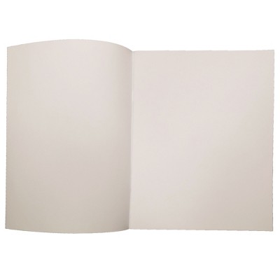 Colour Block 15 Page Blank Notebook 9x12 White : Target