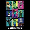 Juniors Womens Minecraft Boxed Mobs T-Shirt - 2 of 4