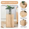 Lyngins Minimalist Rectangular Coffee Table,  MDF Tea Table with Natural Texture, Spacious Surface, Ideal Center Table & Living Room Table - 4 of 4